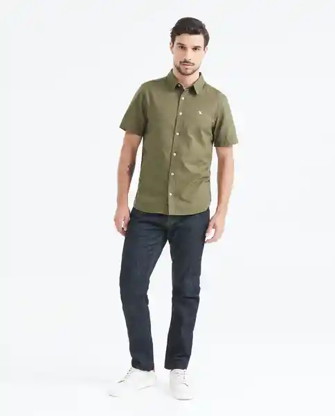 Camisa Oxford Duck Verde Galeras Ultraoscuro M Chevignon