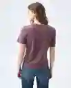  Camiseta Mujer Morado Talla Xs 602E001 AMERICANINO 