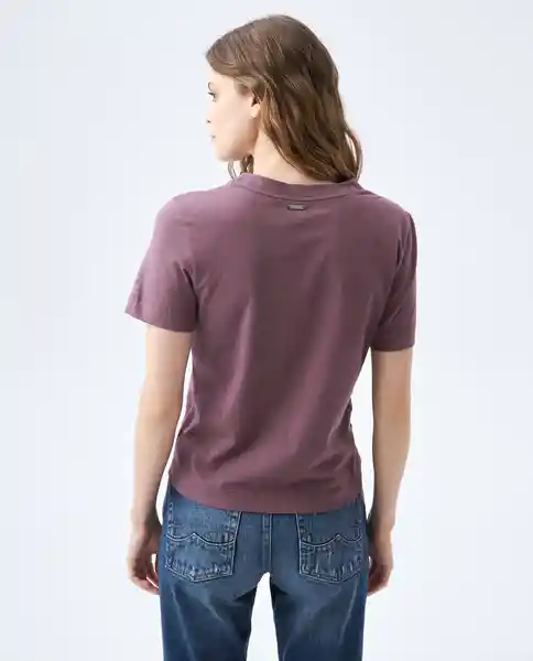  Camiseta Mujer Morado Talla Xs 602E001 AMERICANINO 