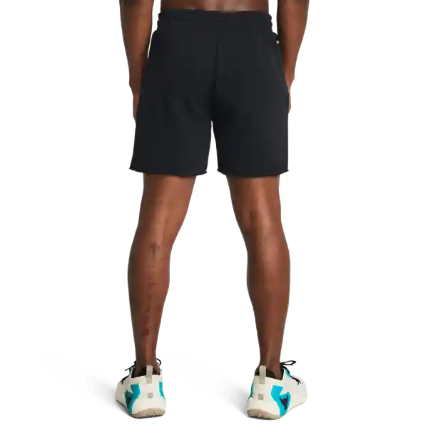 Under Armour Short Rock Hwt Terry Hombre Negro SM 1383186-001