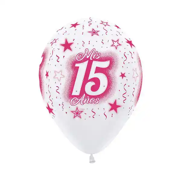 Globo Impermeable Mis Quince S Perla R-12