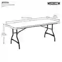Lifetime Mesa Plegable Negra / 6 1.82 m