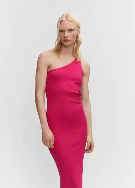 Vestido Asim Fucsia Talla XL Mujer Mango