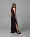 Vestido Largo Mujer Negro Noche Ultraoscuro Talla L 69345 Rifle
