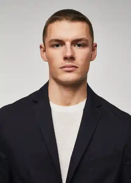 Blazer Americana Jon Navy Talla 48 Hombre Mango