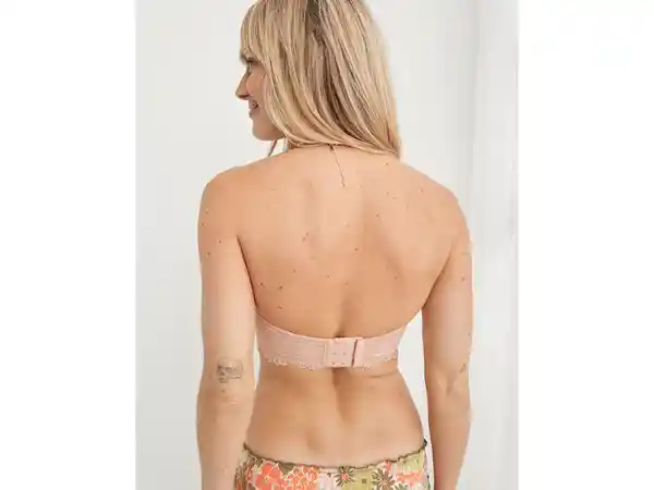 American Eagle Brasier Aerie Real Power Naranja Fresca 34 B