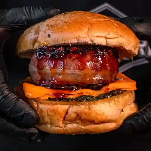 Hamburguesa irreverente