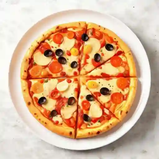 Pizza Carnes Mixtas Personal con Borde