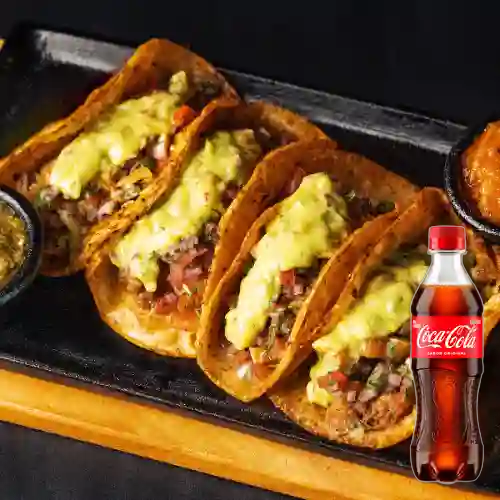 Combo Tacos + Coca Cola Original 400 ml