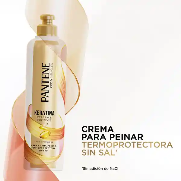 Pantene Crema Para Peinar Termoprotectora Keratina