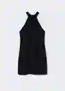 Vestido Catlin Negro Talla XS Mujer Mango