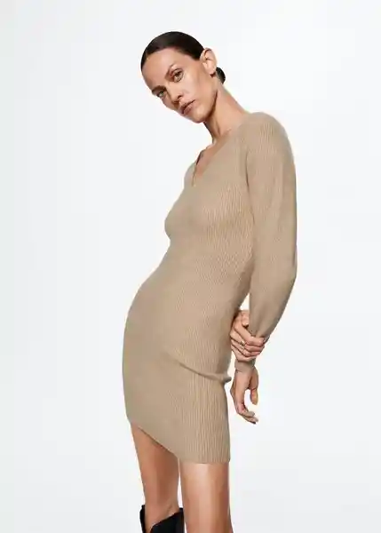 Vestido Jolene Piedra Talla L Mujer Mango