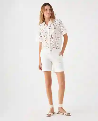 Bermuda Short Blanco Puro Claro Talla 12 659F001 Esprit