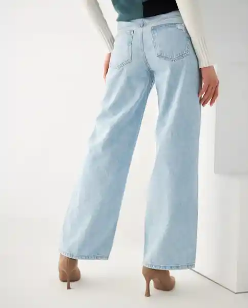Jean Azul Hielo Medio Talla 12 672F015 Esprit