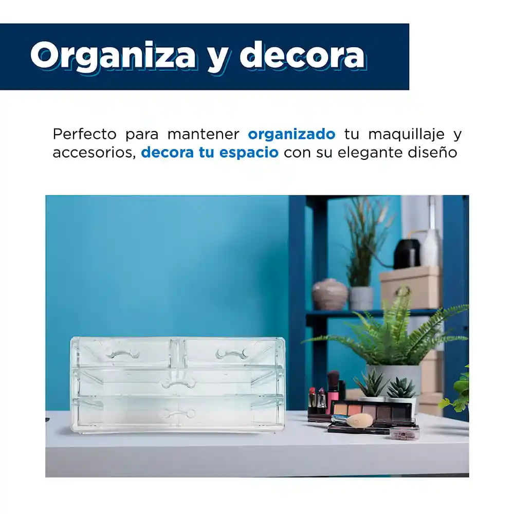 Miniso Organizador de Cajones Cosméticos y Joyas Transparente