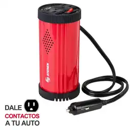 Steren Inversor Para Portavasos Con Usb 12VCD a 110V 150W