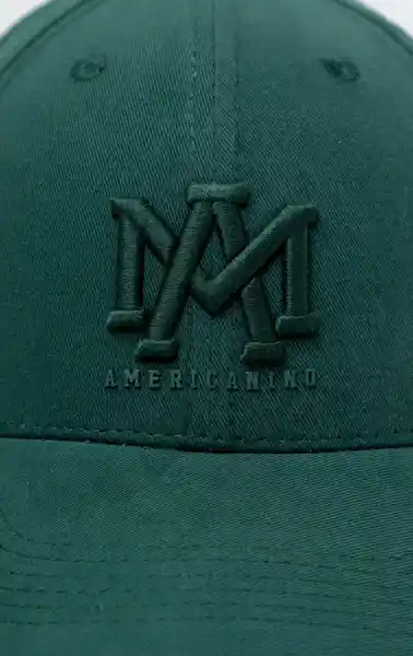 Gorra Unisex Verde Talla M 752G510_VER190414 Americanino