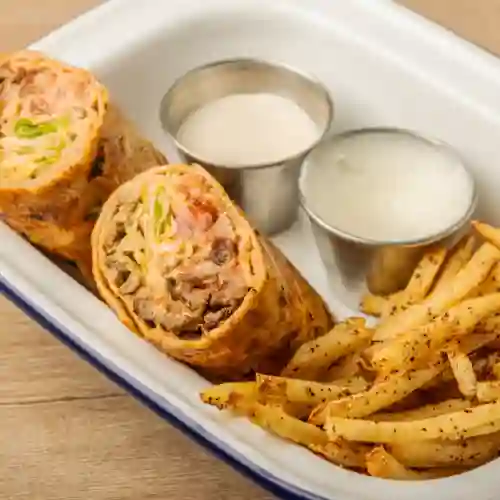 Shawarma de Cordero con Papas