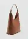 Bolso M Keops Cuero Talla 99 Mujer Mango