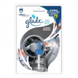 Glade Ambientador Carro Líquido Aroma Nuevo Sport Repuesto