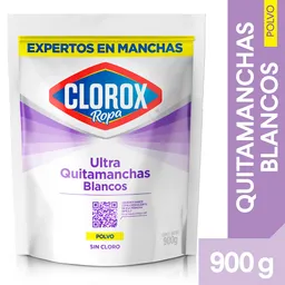 Ultra Quitamanchas Clorox Blancos en Polvo 900 gr