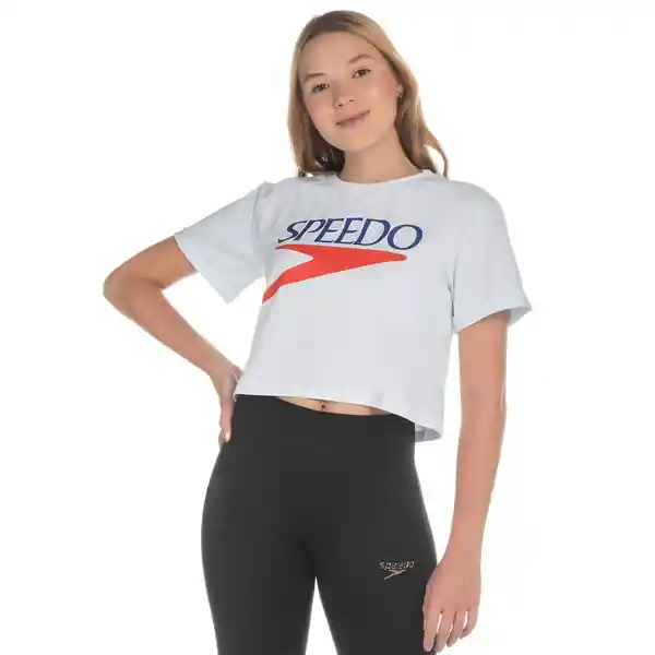 Speedo Camiseta Crop Logo Vintage Fem XL