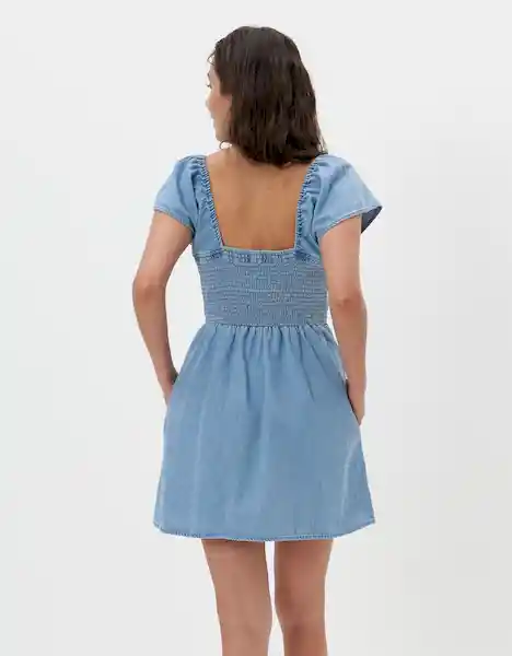 Vestido Mujer Azul Talla X-SMALL 400381109468 American Eagle