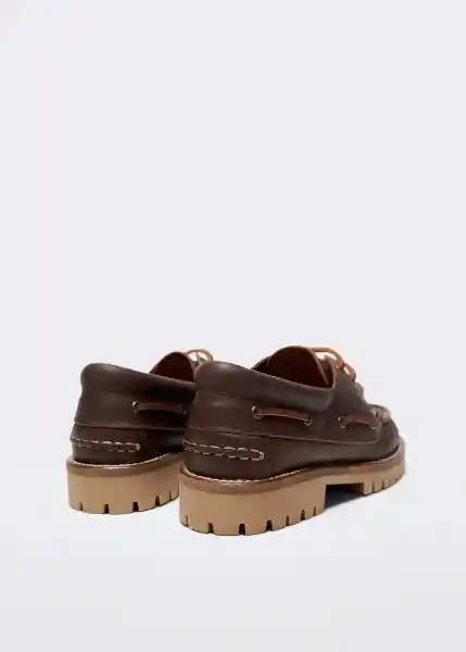 Zapato Nautico Marron Talla 39 Niños Mango