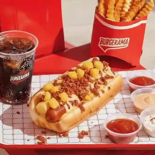 Combo perro con piña y tocineitor