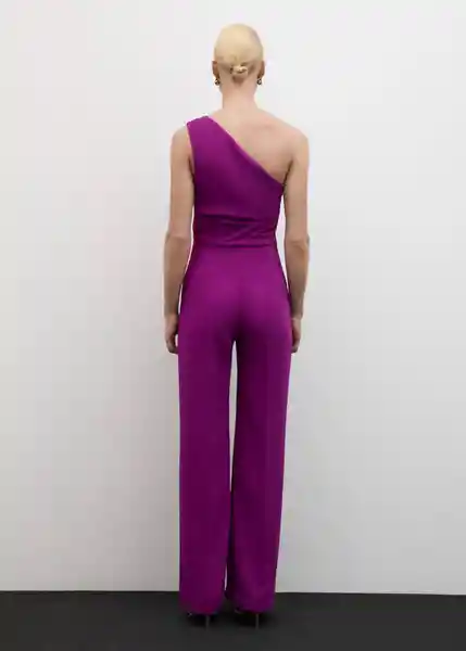 Enterizo Yeah Morado Talla XS Mujer Mango