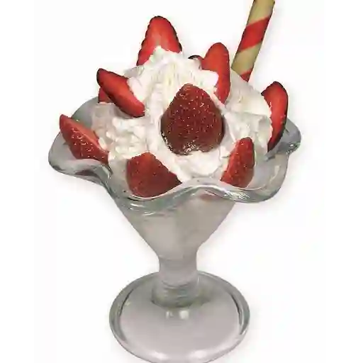 Fresas con crema