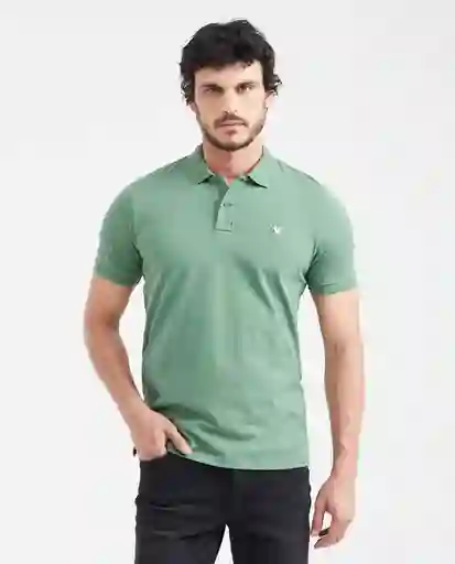 Camiseta Polo Muscle Verde Mirto Oscuro XXL Chevignon