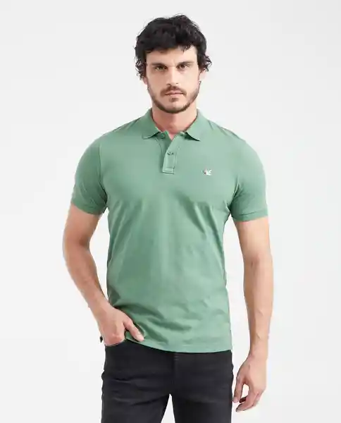 Camiseta Polo Muscle Verde Mirto Oscuro XXL Chevignon