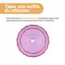 Vaso de Plástico Brillante Con Correa Rosa y Azul 680 mL Miniso