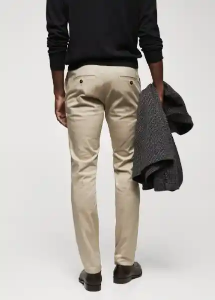 Pantalón Graham Beige Talla 42 Hombre Mango