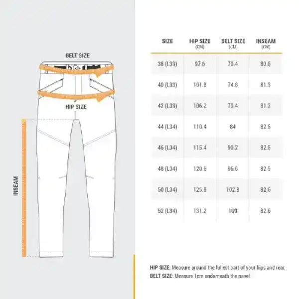 Quechua Pantalón Térmico en la Nieve Hombre Gris 40 sh100