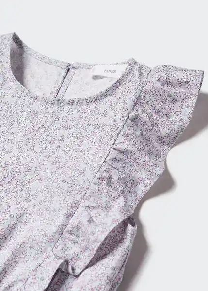Enterizo Mono Carlota Malva Talla 08 Niñas Mango