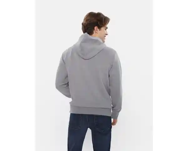 Buzo Hombre Con Capa Gris Claro Talla Medium American Eagle