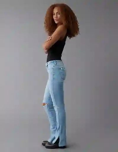Jean Mujer Azul Talla: 12 REGULAR 5192173 American Eagle