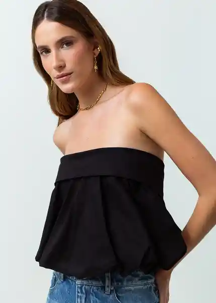 Camisa Agustina Mujer Negro Puro Ultra Oscuro T S 412G311 Naf Naf
