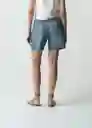 Short Aitana Mujer Azul Índigo Medio Talla 12 452G385 Naf Naf