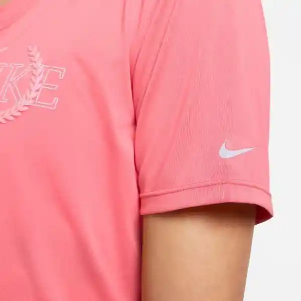 Nike Camiseta One Df Ss Std Crp Top Para Mujer Naranja Talla L