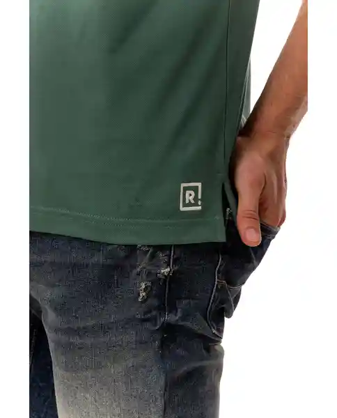 Camisa Polo Verde Talla L Rifle190e001