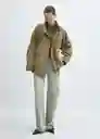 Abrigo Parka Africa Khaki Talla M Mujer Mango