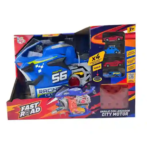 Toy Logic Juguete Transformable Fast Road Tipo Moto