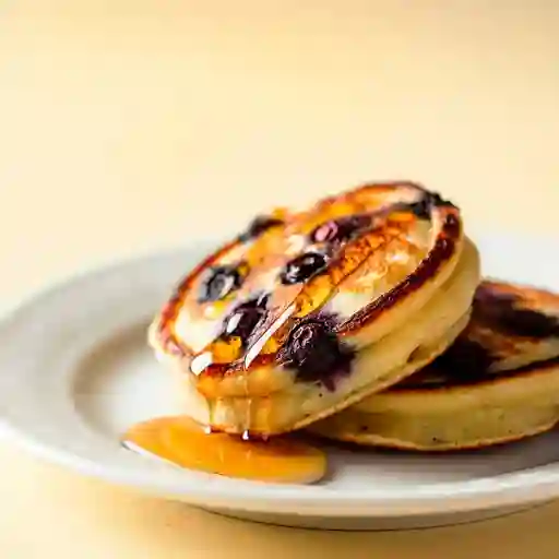 Mini Pancakes de Arándanos