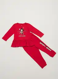 Pijama Rojo Talla 12/18 Meses