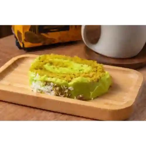 Porcion Rollo de Te Matcha