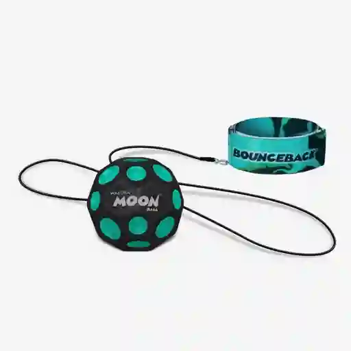 Waboba Pelota Con Correa Moon Azul