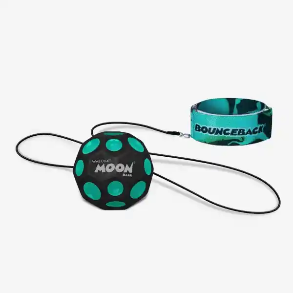 Waboba Pelota Con Correa Moon Azul